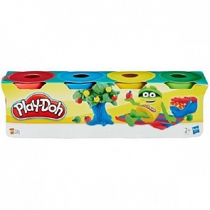 Набор пластилина из серии Play-Doh, 4 мини-баночки (Hasbro, 23241EU4)
